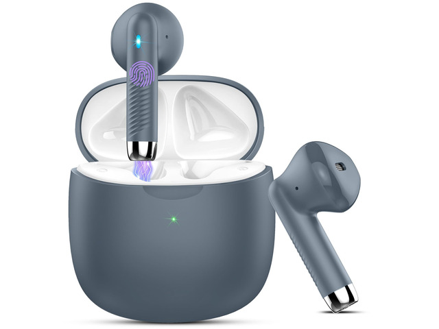 Wireless Earbuds, Bluetooth 5.4 Headphones in Ear with Noise Cancelling Mic Bluetooth Earbuds Stereo Bass, IP7 Waterproof Sports Earphones, 32H...