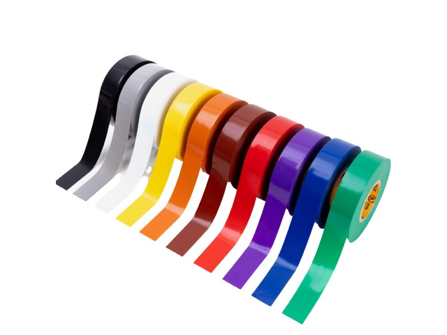 Mixed Colors Electrical Tape 10 Rolls, 3/4in x 66ft, UL/CSA Listed Waterproof PVC Vinyl Tape, UL/CSA Listed, Self Adhesive - For Wire Insulation &...
