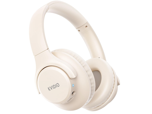 Bluetooth Headphones Wireless Over Ear Headsets 65H Playtime Deep Bass, HiFi Stereo, Bluetooth 6.0, Microphone, Comfortable Fit, Foldable,...