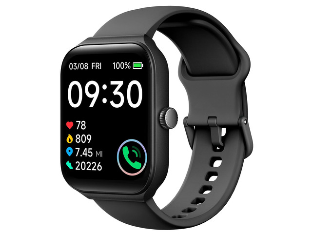 1.95' Smart Watch for Men Women with ALEXA, Fitness Watch for Android iOS Call Function, Message Notifications, Pedometer, Heart Rate, Sleep...