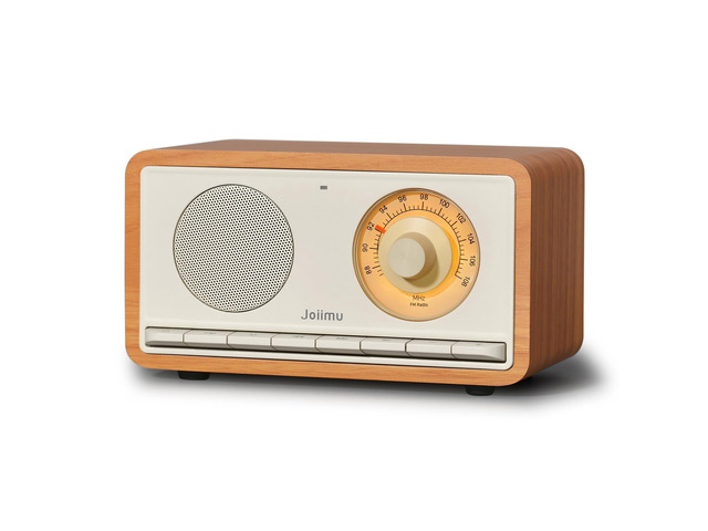 Vintage Small Radio Bluetooth Speaker for Home Kitchen Office Decor Biuld in FM Antenna, with 2600Mah rechargeable battery, 10 Watts Powerful...