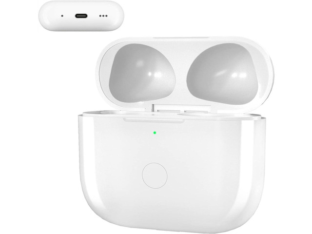 USB-C Charging Case for AirPods Pro and Pro2, Compatible for AirPod Pro and Pro2 Charging Case Replacement, Built-in 450 mAh Battery with Bluetooth...