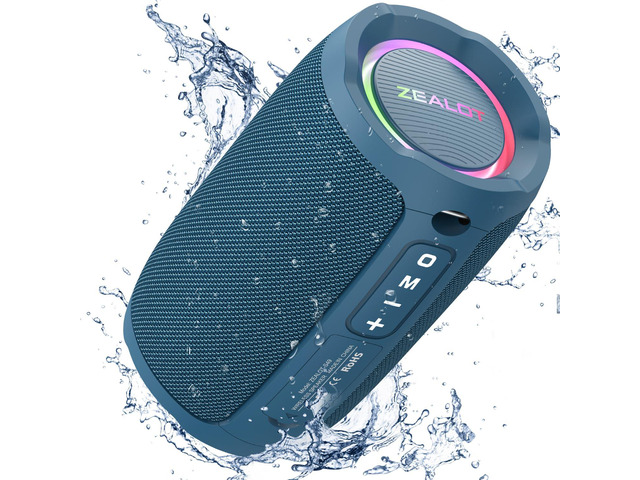 Bluetooth Speaker, Portable Speaker for Beach, IP67 Wterproof, 20W Parlantes Bluetooth, Wireless Outdoor/Home Use, Loud Stereo Sound, Dual Pair,...