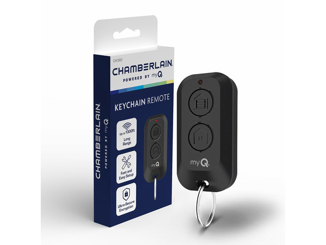 Genuine myQ 2-Button Garage Door Opener Remote, 1,300 ft Range Ultra-Secure Encryption, w/ longest-range performance up to 1,300 ft., Controls up...