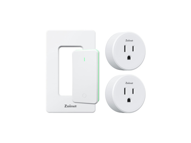 Remote Control Outlet, with 2 Plugs, 80-275V/15A/1500W 300 ft, Buckle Design & Removable, No Wiring Needed, Programmable, for Household Appliances,...