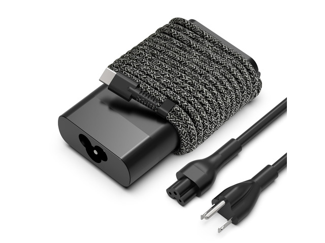 65W USB C Laptop Charger Compatible with HP Spectre X360 Elitebook Omnibook Envy Chromebook Elite x2 Fast Charing Travel Type C AC Adapter Power...