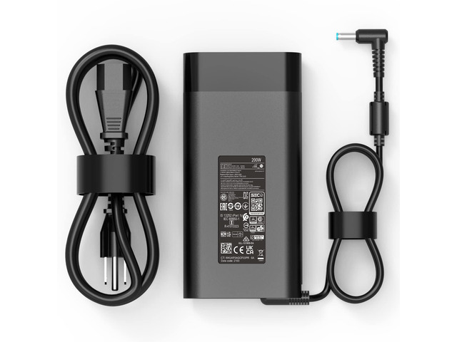 200W Laptop Charger Fit for HP Omen Gaming 15 16 17 Victus Gaimng 15 16 ZBook 15 16 17 15t Fury 16 G10 G11 Zbook Studio G10 G9 G8 G7 G6 G5 G3...