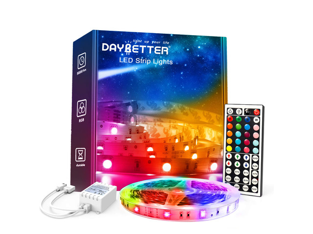 Led Lights for Bedroom, 32.8ft Led Strip Lights RGB Color Changing Strip Light with Remote Control, Led Light for Room Decor, Home Decor