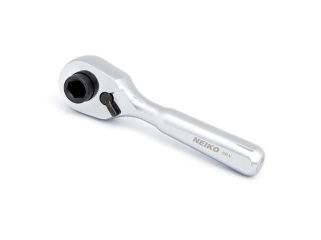 03002A Stubby Ratchet, 1/4 Inch Ratchet Wrench and Bit Driver, 108-Tooth Reversible Ratchet, 3.3 Degree, Mini 1/4 Ratchet Drive, Oval Head Wrench,...