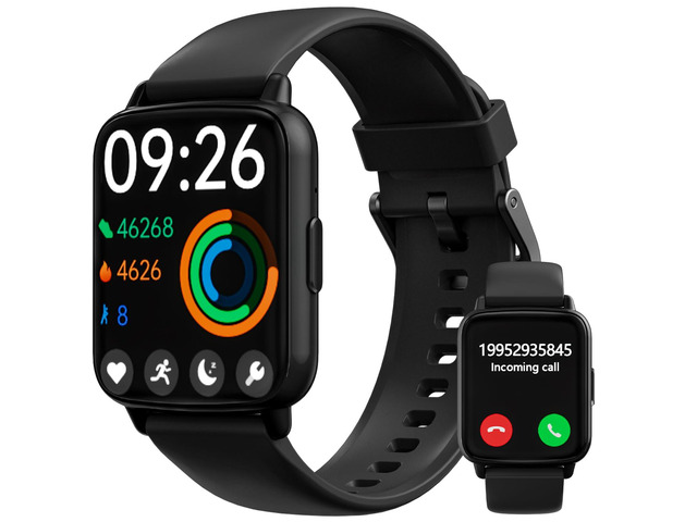 Smart Watches for Men Women Fitness Tracker with Heart Rate Monitor IP68 Waterproof 100+ Sport Mode Activity Trackers Compatible with iPhone...