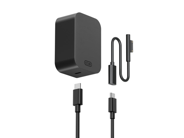 65W Charger for Microsoft Surface Pro 11, 10, 9, 8, 7+, 7, X, 6, 5, 4, 3, 2-in-1 Power Adapter for Windows Surface Laptop 7/6/5/4/3/2/1, Go Tablet,...