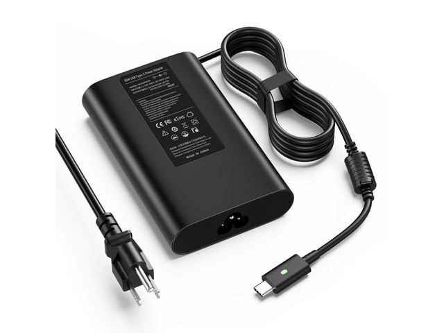65W USB C Laptop Charger Compatible with Dell Latitude 5420 5520 Series XPS 12 9250, XPS 13 9350 LA65NM170 2YKOF Computer Type C Ac Adapter Power Cord