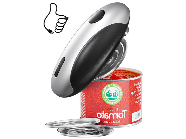 Rechargeable Electric Can Opener - Smooth Edge