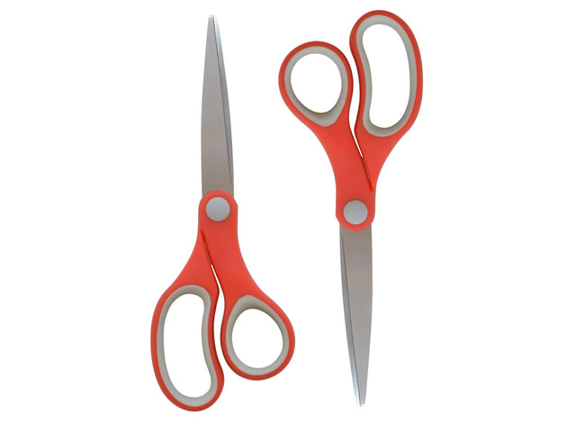 School Scissors for Kids Ages 12 and Up - Back to School Essentials and Classroom Supplies - 7-Inch Pointed Student Scissors - for Right- or...