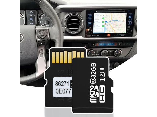 2026 Latest Navigation SD Card GPS Map Update 86271-0E077 for Toyota Highlander, Tacoma, Sienna, RAV4, Tundra, 4Runner, Prius, Venza, Mirai,...