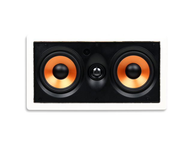 M-CS Dual 5.25 Inch 2-Way in-Wall Center Channel Speaker for Home Theater, Whole House Audio, MTM LCR Design, 5.25' Poly Woofers, 1' Pivoting Silk...