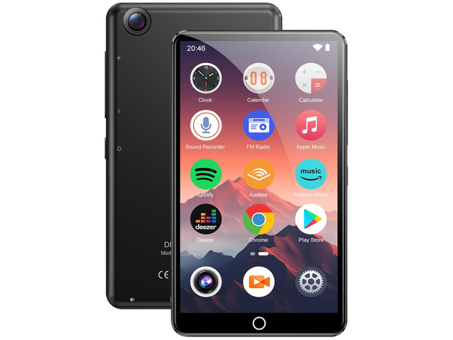 80GB MP3 Player with BluetoothWiFi, 4.0'' IPS Touch Screen MP4 Players, Android Music Player Built-in Camera, Speaker, Support Spotify, Amazon...