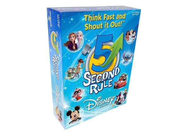 5 Second Rule Disney Edition Fun Family Game About Your Favorite Disney Characters Ages 6+