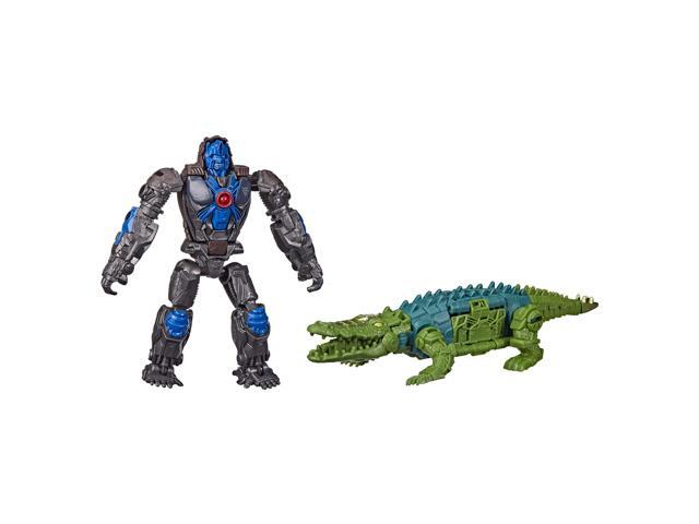 Transformers: Rise of The Beasts Movie, Beast Alliance, Beast Combiners 2-Pack Optimus Primal & Skullcruncher Toys, Ages 6 and Up, 5-inch