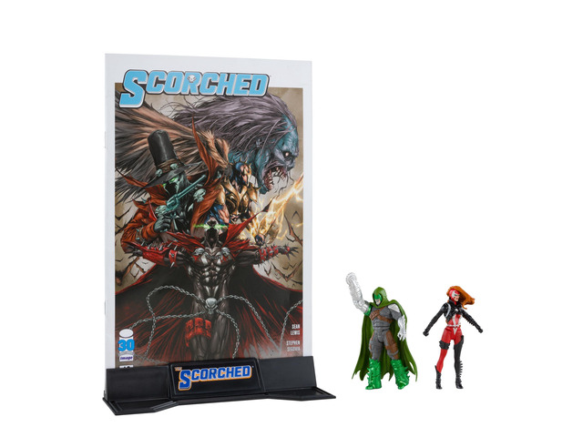 McFarlane Toys - Spawn Page Punchers 2pk She Spawn and Curse 3in Action Figures with Comic