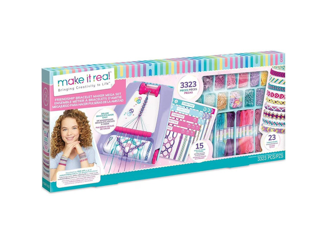 Make It Real Friendship Bracelet Maker Mega Set