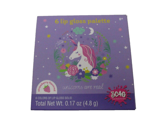 Make It Real 3C4G 6 Lip Gloss Palette Unicorns are Real