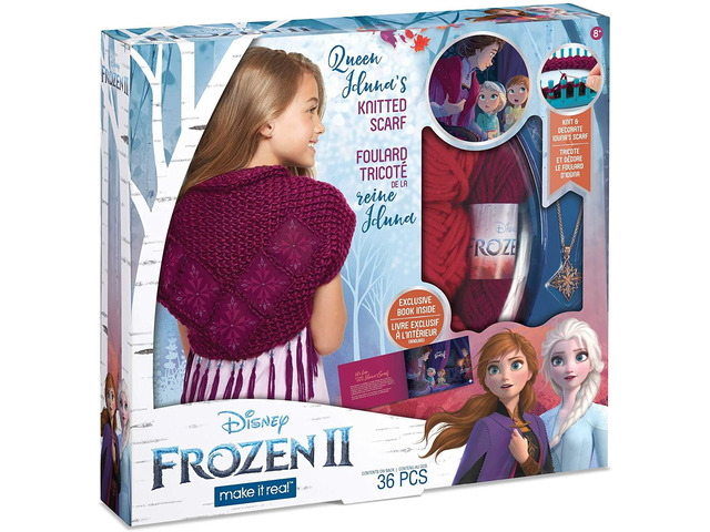 Make It Real Disney Frozen 2 Queen Iduna's Knitted Shawl . DIY Arts and Crafts