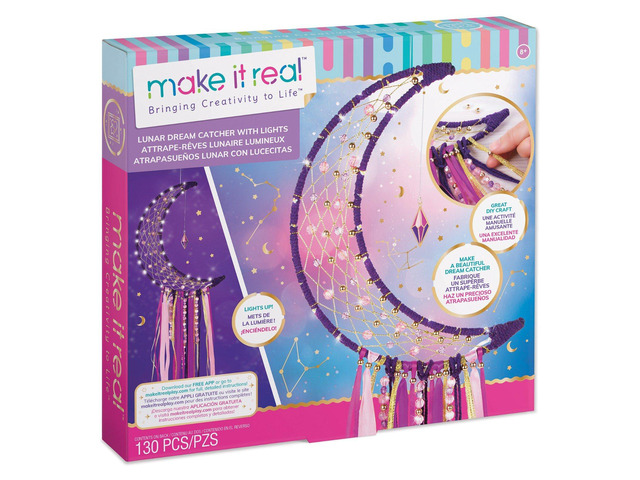 Make It Real DIY Lunar Dream Catcher With Lights