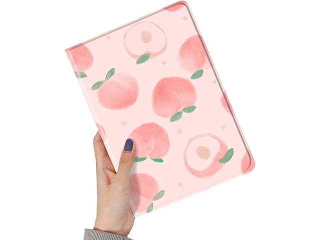 Floral Leather Smart Cover with Pencil Holder Auto Sleep Wake for iPad Mini 4/5 Color P