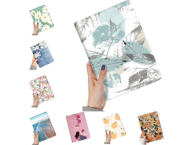 Floral Leather Smart Cover with Pencil Holder Auto Sleep Wake for iPad Mini 4/5 Color L