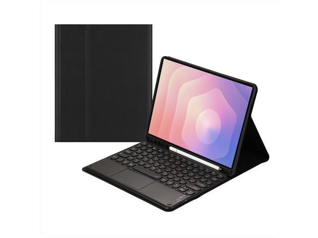 Magnetic Detachable Touchpad Keyboard Case with Pen Slot for Samsung Galaxy Tab S11 11' 2025 (SM-X730/SM-X736B),black