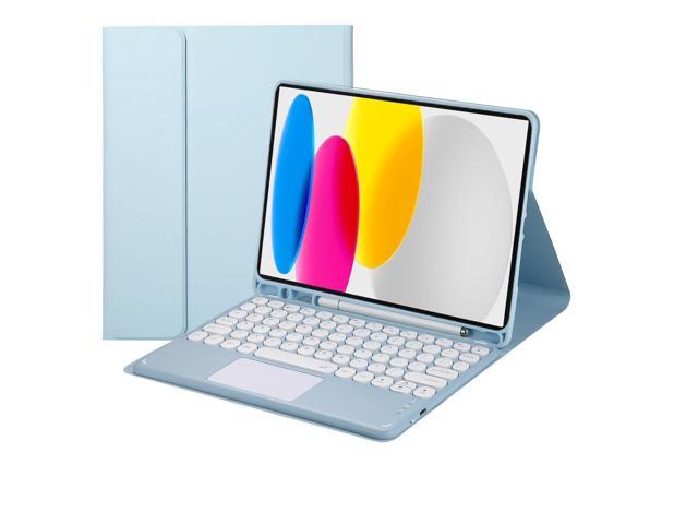 Magnetic Detachable Touchpad Keyboard Case for iPad 10th Generation & iPad 11th GenerationBlue