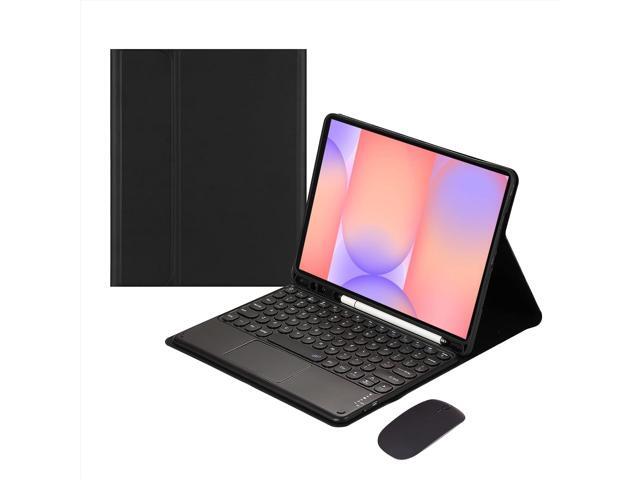 Magnetic Detachable Touch Keyboard Case with Mouse for Samsung Tab S10 Lite/S10 FE/S9 FE 10.9&#39;/S9 11&#39;,Black