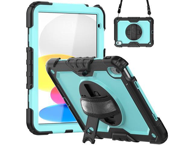 Heavy Duty Shockproof Protective Case with Screen Protector, 360° Rotatable Kickstand & Hand/Shoulder Strap for iPad 11th Gen (A16,11 Inch,2025) /...