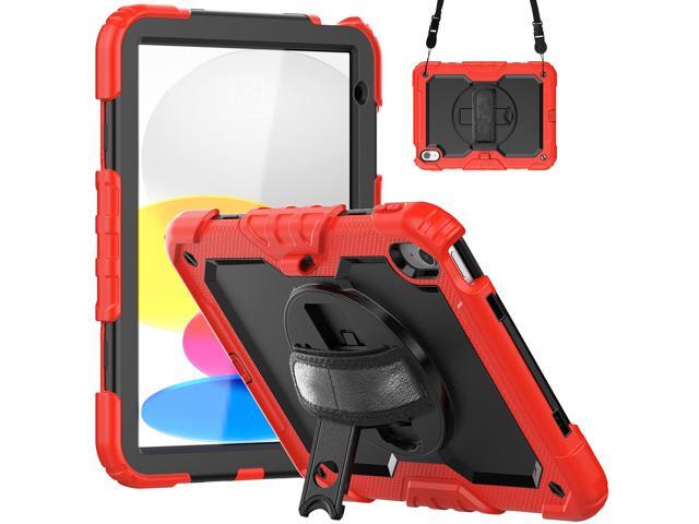 Heavy Duty Shockproof Protective Case with Screen Protector, 360° Rotatable Kickstand & Hand/Shoulder Strap for iPad 11th Gen (A16,11 Inch,2025) /...