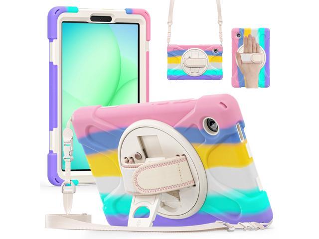 Shockproof Kids Case with Pencil Holder, 360° Rotatable Stand, Hand & Shoulder Strap for Samsung Galaxy Tab A11 8.7' (2025) / Tab A9 8.7' (2023),...