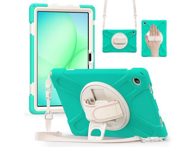 Shockproof Kids Case with Pencil Holder, 360° Rotatable Stand, Hand & Shoulder Strap for Samsung Galaxy Tab A11 Plus 11' (2025) / Tab A9 Plus 11'...