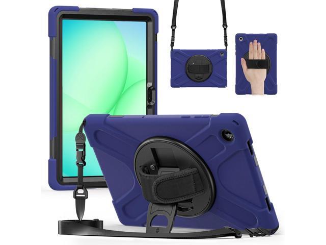 Shockproof Kids Case with Pencil Holder, 360&deg; Rotatable Stand, Hand & Shoulder Strap for Samsung Galaxy Tab A11 Plus 11 (2025) / Tab A9 Plus 11...