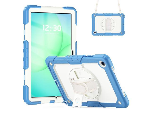 Heavy Duty Shockproof Case with 360° Rotatable Stand, Hand & Shoulder Strap for Samsung Galaxy Tab A11 Plus 11' (2025) / Tab A9 Plus 11' (2023),...