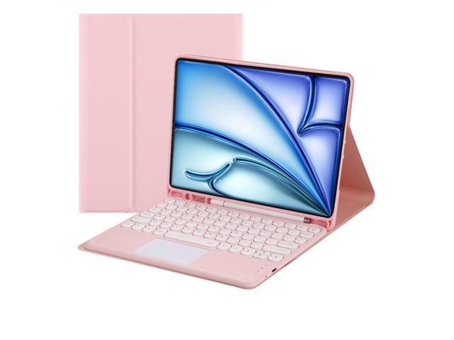 Magnetically Detachable Bluetooth Touch Keyboard Case with Pencil Holder, compatible with iPad Air 11-inch (M3 2025 / M2 2024) & iPad Air 10.9-inch...
