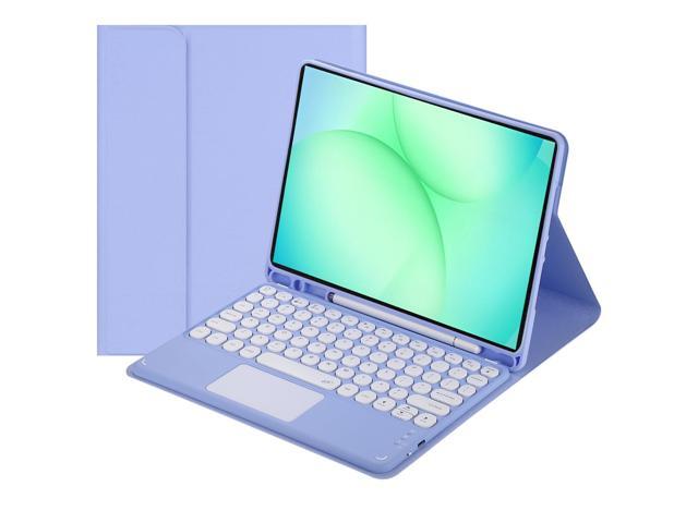 Magnetic Detachable Bluetooth Touch Keyboard Case with Pencil Holder for 11' Samsung Galaxy Tab A11+ (2025) / A9+ (2023), Purple
