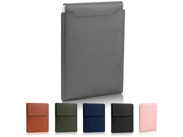Padded Thin Portable Laptop Sleeve for 13.3-14 Inch, Compatible with 2022 MacBook Pro 14', 2015 MacBook Pro/Air 13.3', Dark Gray