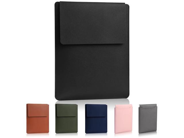 Padded Thin Portable Laptop Sleeve for 13.3-14 Inch, Compatible with 2022 MacBook Pro 14', 2015 MacBook Pro/Air 13.3', Black