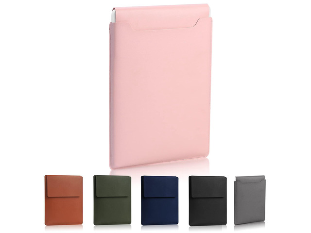 Padded Thin Portable Laptop Sleeve for 13.3-14 Inch, Compatible with 2022 MacBook Pro 14', 2015 MacBook Pro/Air 13.3', Light Pink