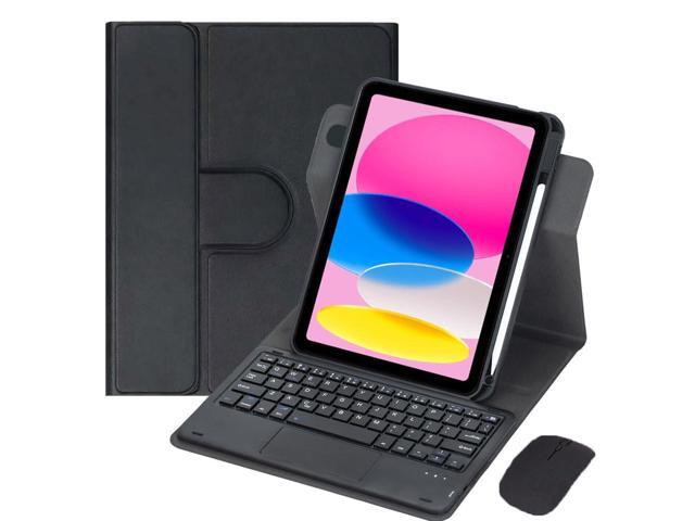 360° Rotatable Detachable Rechargeable Keyboard Case with Trackpad & Pencil Slot, Horizontal & Vertical Stand Cover for iPad A16 2025 / iPad 11th...