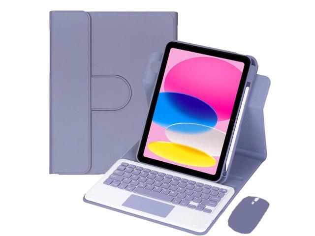 360° Rotatable Detachable Rechargeable Keyboard Case with Trackpad & Pencil Slot, Horizontal & Vertical Stand Cover for iPad A16 2025 / iPad 11th...