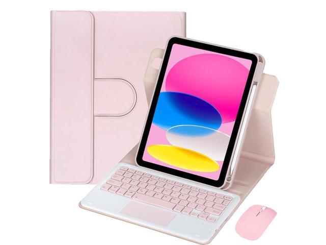 360° Rotatable Detachable Rechargeable Keyboard Case with Trackpad & Pencil Slot, Horizontal & Vertical Stand Cover for iPad A16 2025 / iPad 11th...