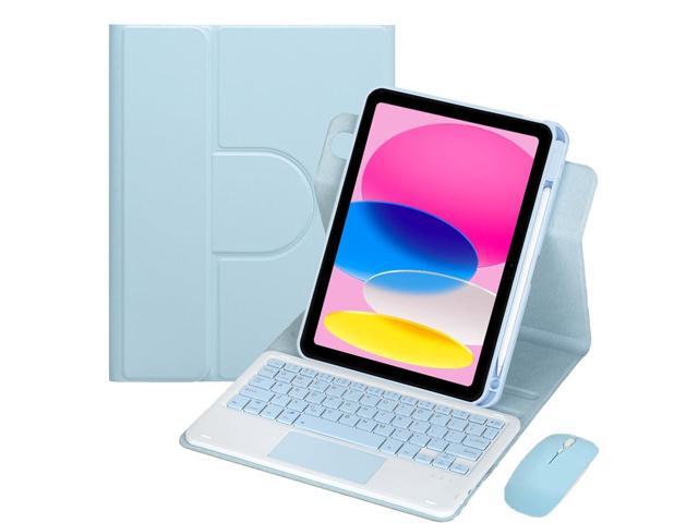 360° Rotatable Detachable Rechargeable Keyboard Case with Trackpad & Pencil Slot, Horizontal & Vertical Stand Cover for iPad A16 2025 / iPad 11th...