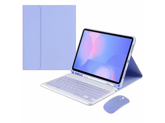 Detachable Rechargeable Wireless Bluetooth Keyboard & Mouse Stand Case with Pencil Slot for 13.1 inch Samsung Galaxy Tab S10 FE+ / S10 FE Plus...
