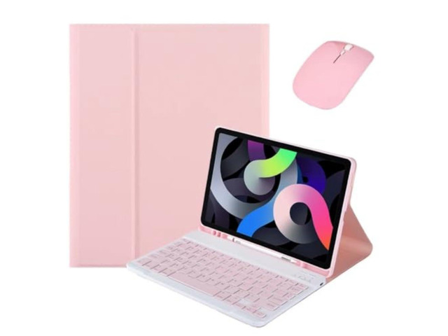 Detachable Wireless Bluetooth Keyboard & Mouse Combo Case with Pencil Slot & Adjustable Stand for 11-inch Samsung Galaxy Tab A9+ / A9 Plus...